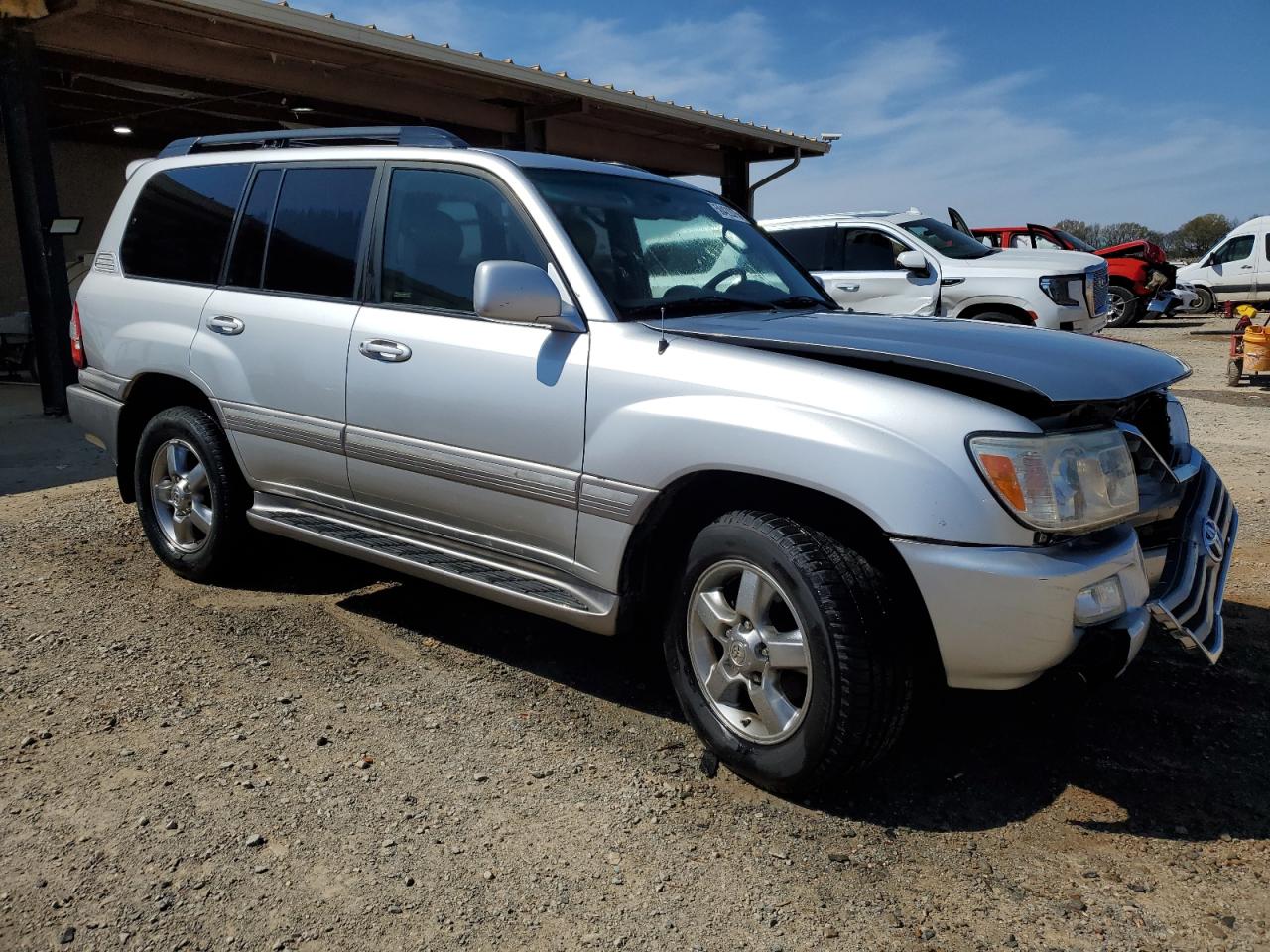 2006 Toyota Land Cruiser White vin: JTEHT05J162089100