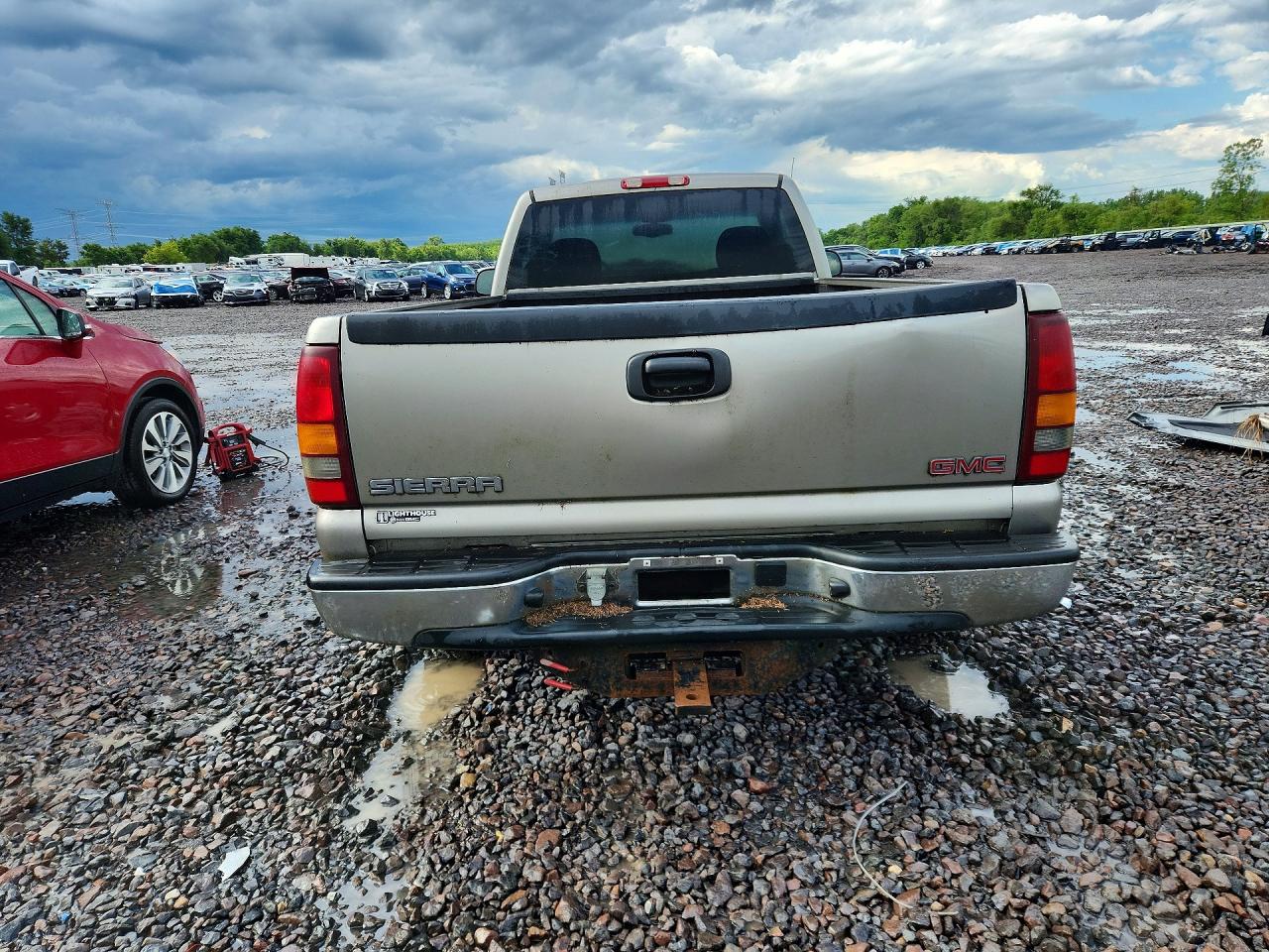 2002 Gmc New Sierra K1500 Gray vin: 1GTEK14T22Z231054