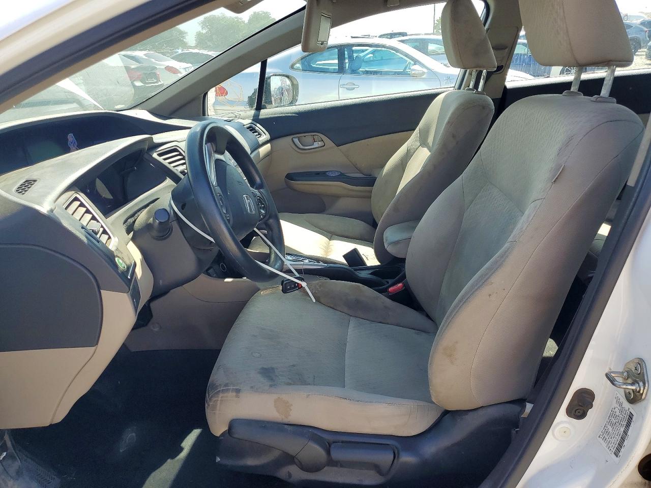 2015 Honda Civic Lx Белый vin: 2HGFB2F5XFH558513