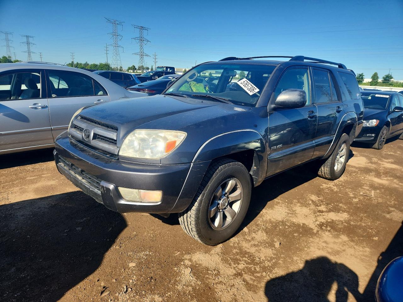 2003 Toyota 4runner Sr5 Gray vin: JTEBU14R438010544