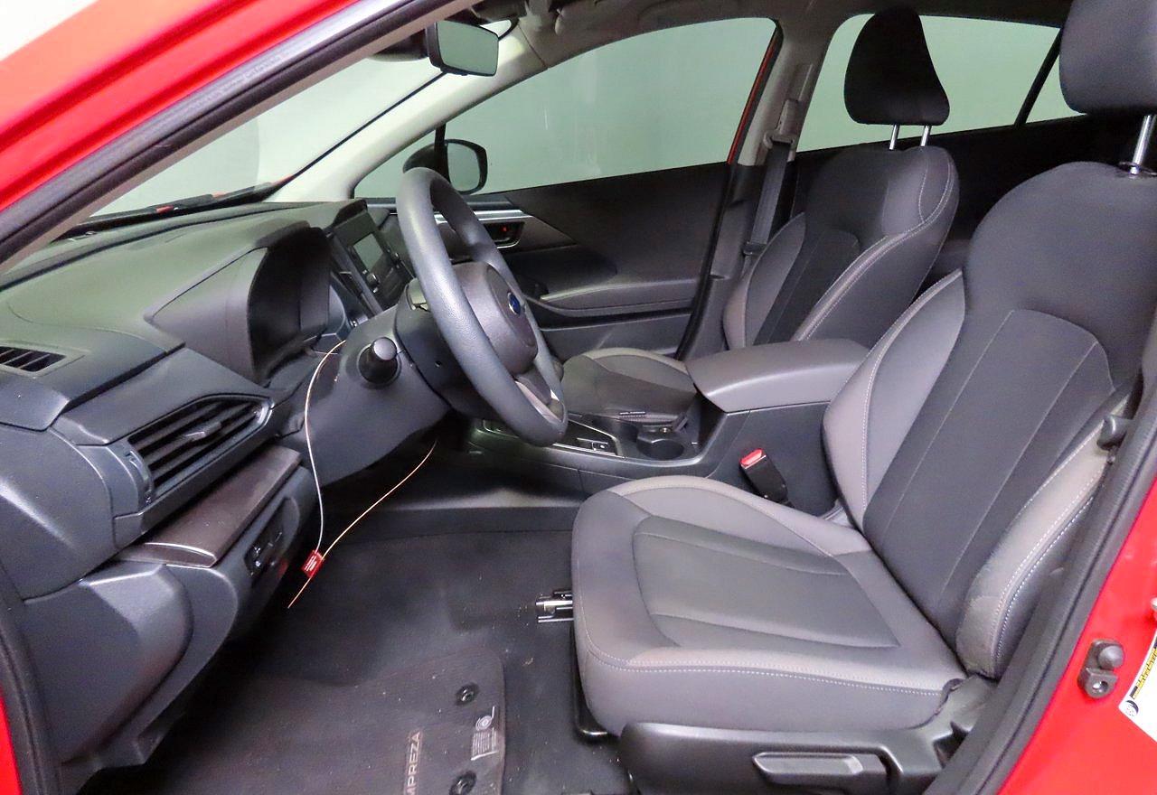 2025 Subaru Impreza Red vin: JF1GUABC7S8214221