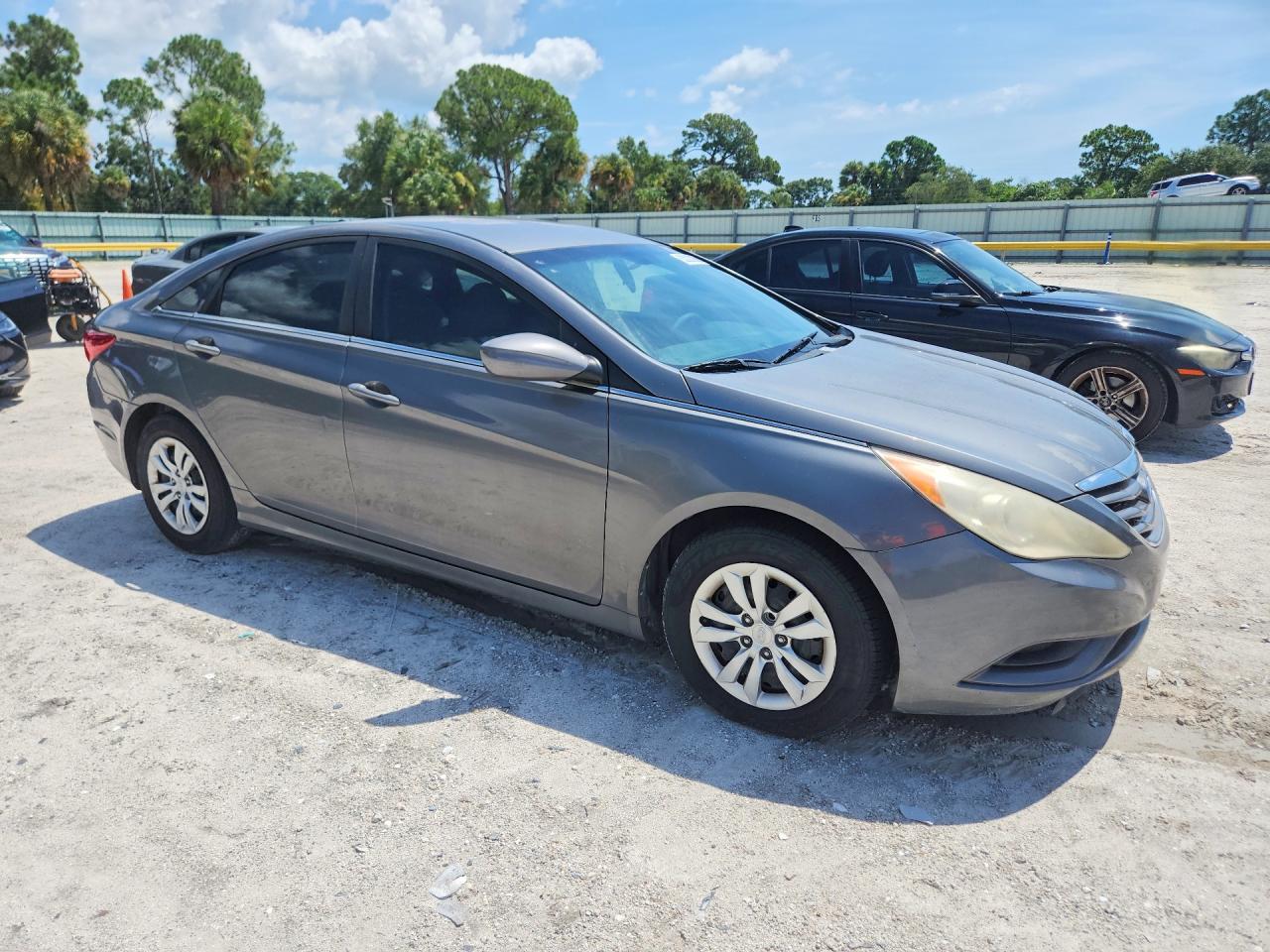 2011 Hyundai Sonata Gls Gray vin: 5NPEB4AC4BH222157
