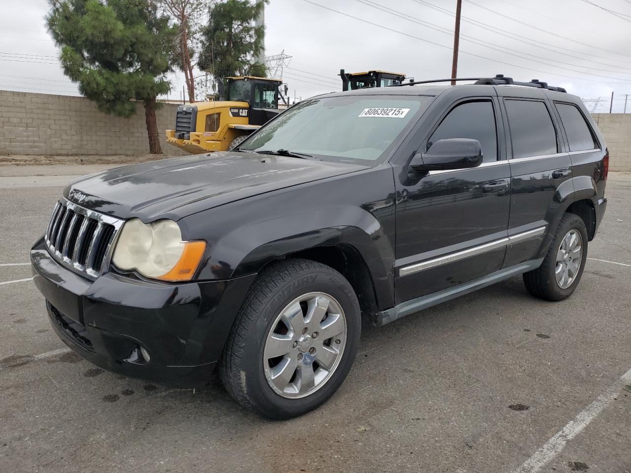 2008 Jeep Grand Cherokee Limited Black vin: 1J8HS58228C152557