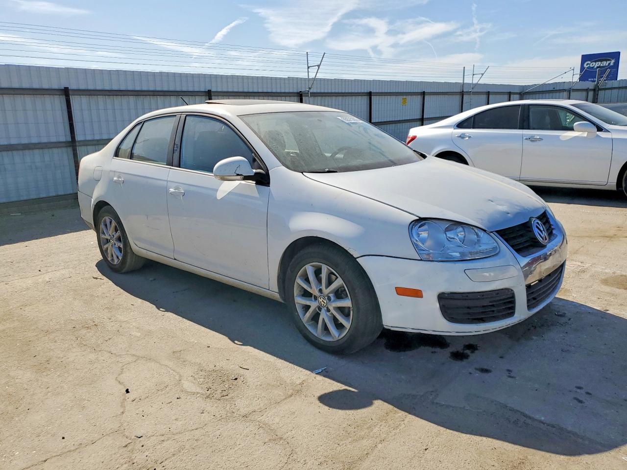 2010 Volkswagen Jetta Se White vin: 3VWRZ7AJ7AM166914