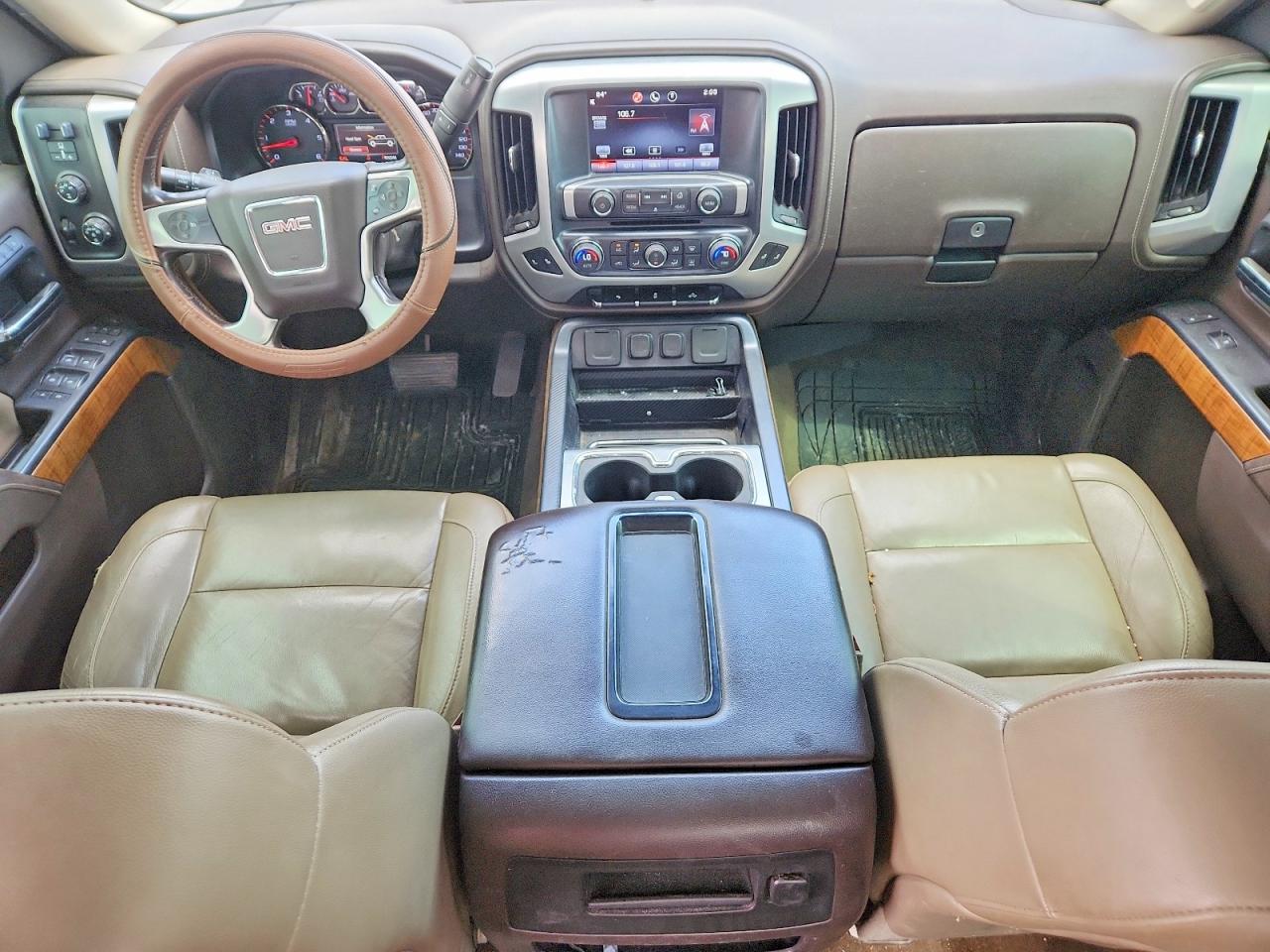 2015 Gmc Sierra K1500 Slt Brown vin: 1GTV2VEC6FZ172635