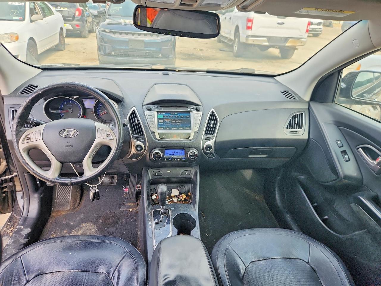 2013 Hyundai Tucson Limited Black vin: KM8JUCAC2DU726133