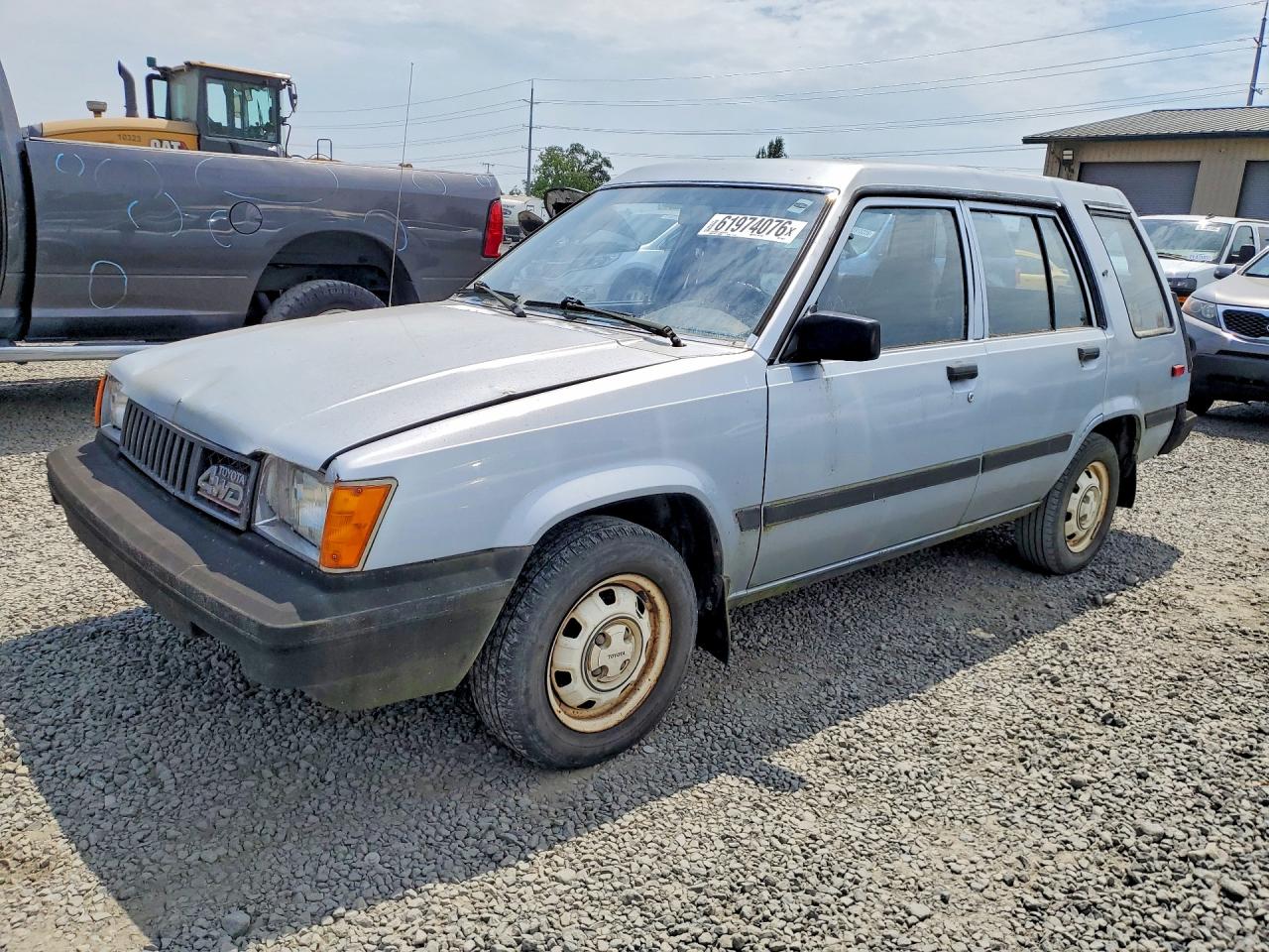 1986 Toyota Tercel Deluxe 4x4 Silver vin: JT2AL32W3G0244677