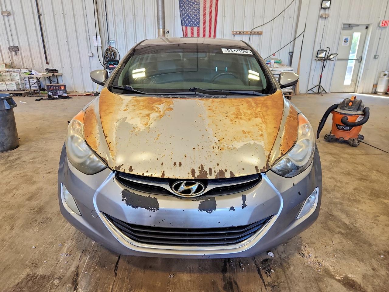 2013 Hyundai Elantra Gls Silver vin: KMHDH4AE7DU998167