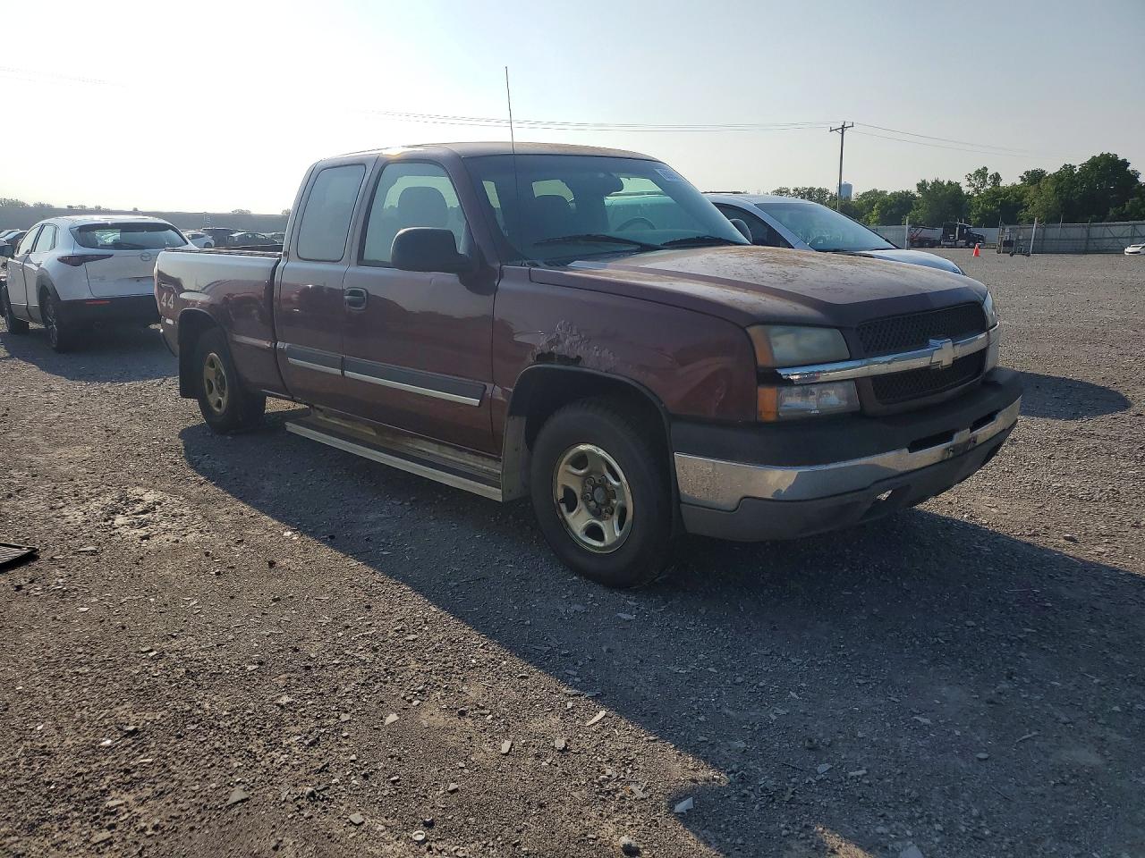 2003 Chevrolet Silverado K1500 Maroon vin: 1GCEK19VX3E323869