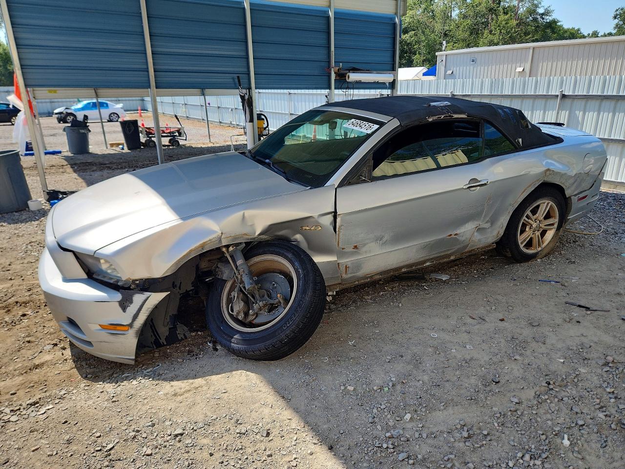 2013 Ford Mustang Silver vin: 1ZVBP8EM0D5280359