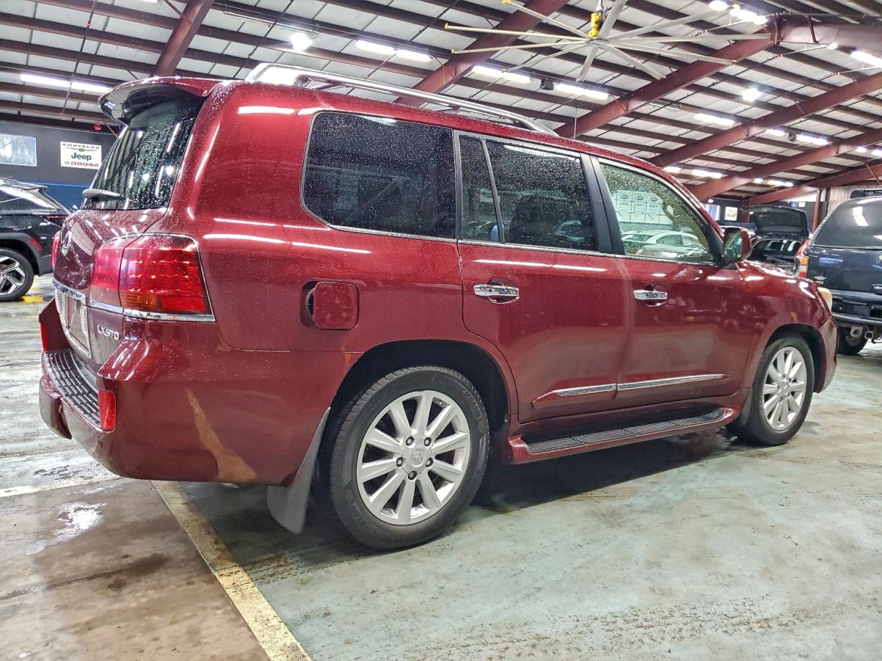 2008 Lexus Lx 570 Burgundy vin: JTJHY00W184018010