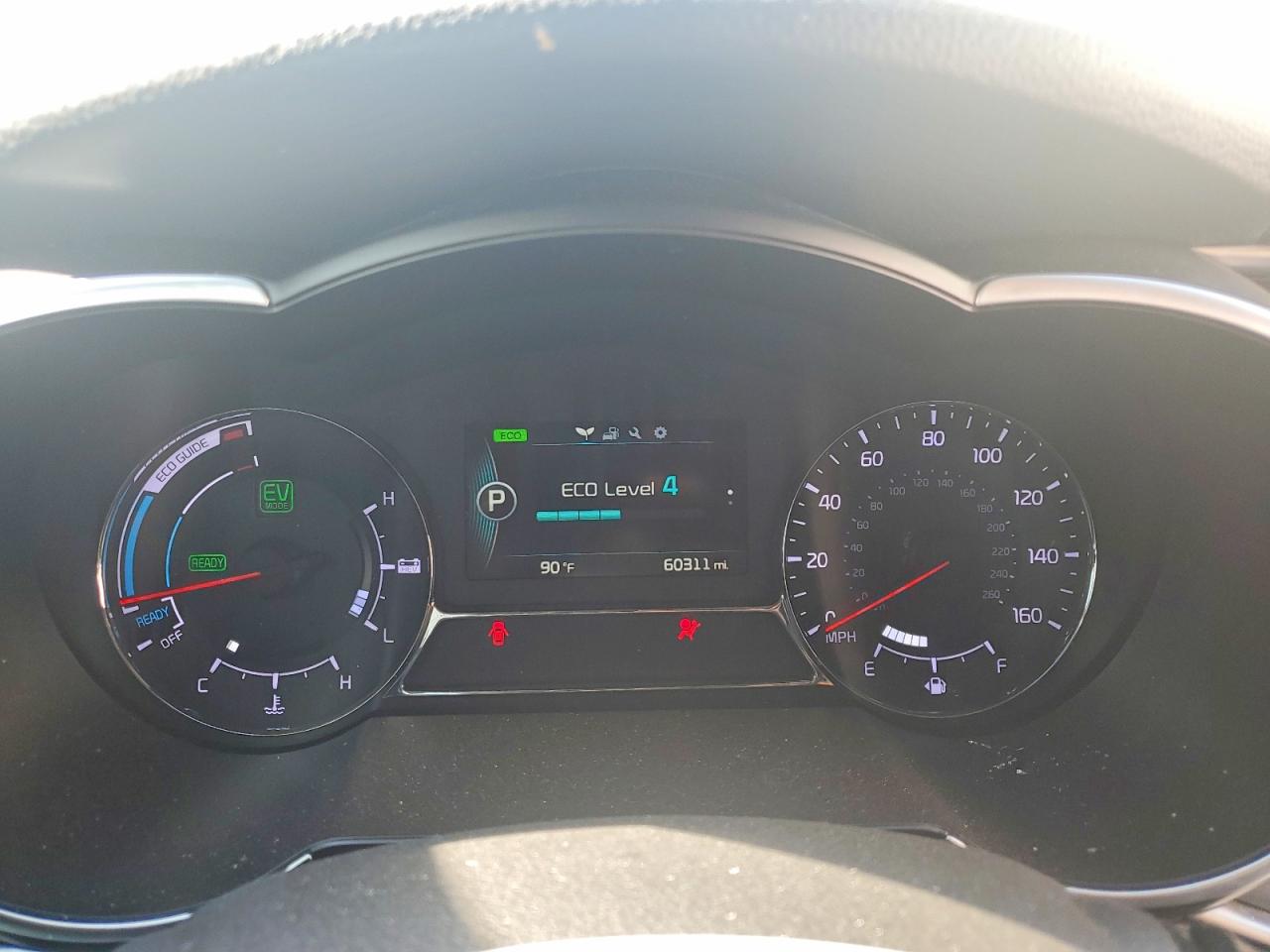 2014 Kia Optima Hybrid Серебряный vin: KNAGM4AD9E5071684