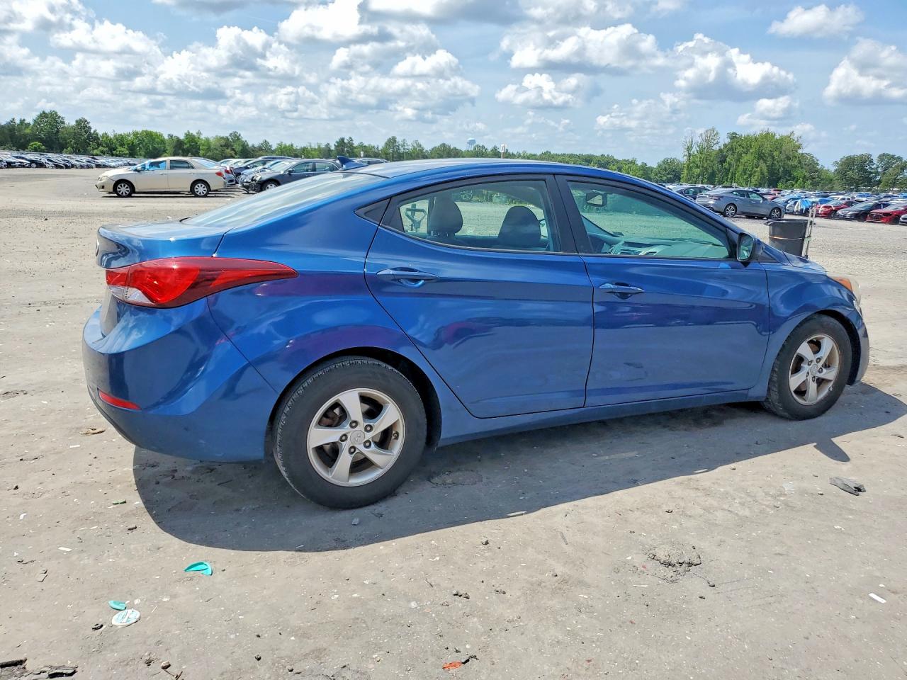 2015 Hyundai Elantra Se Синий vin: KMHDH4AEXFU353645