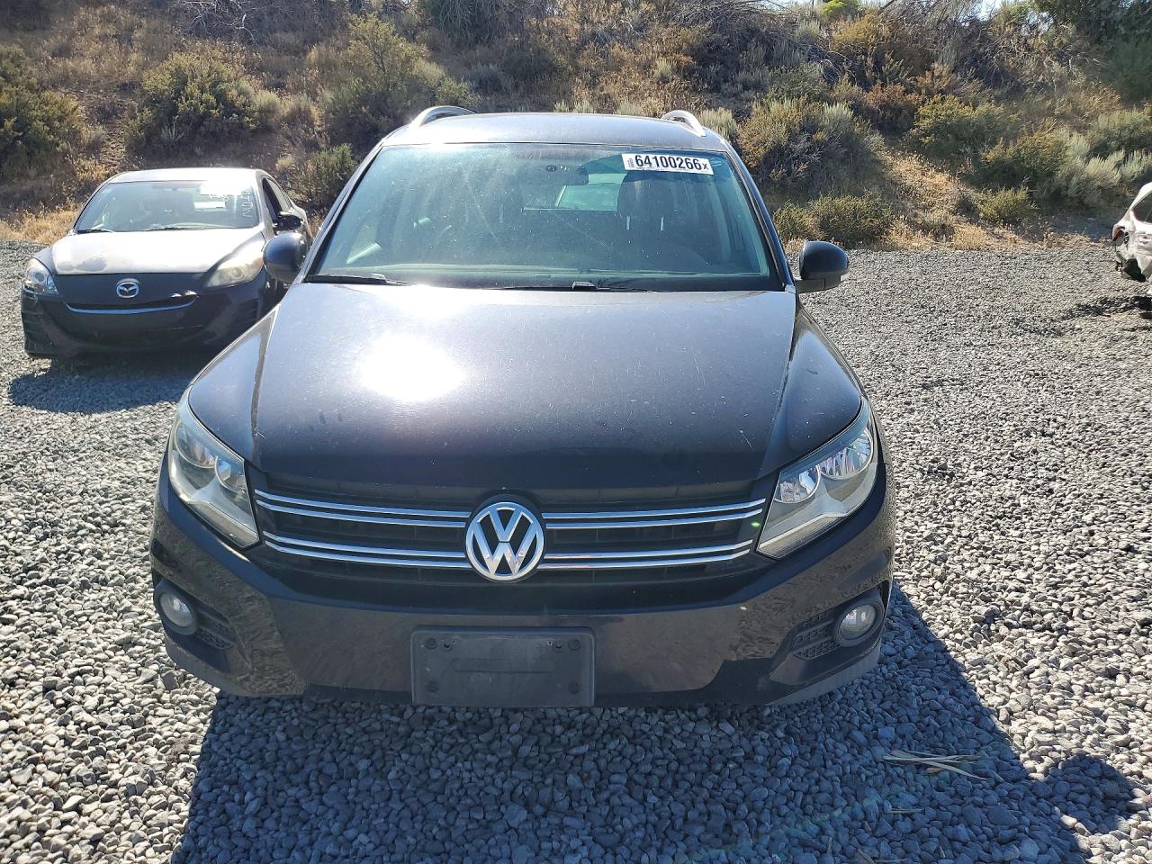 2012 Volkswagen Tiguan S Black vin: WVGBV7AX4CW518544