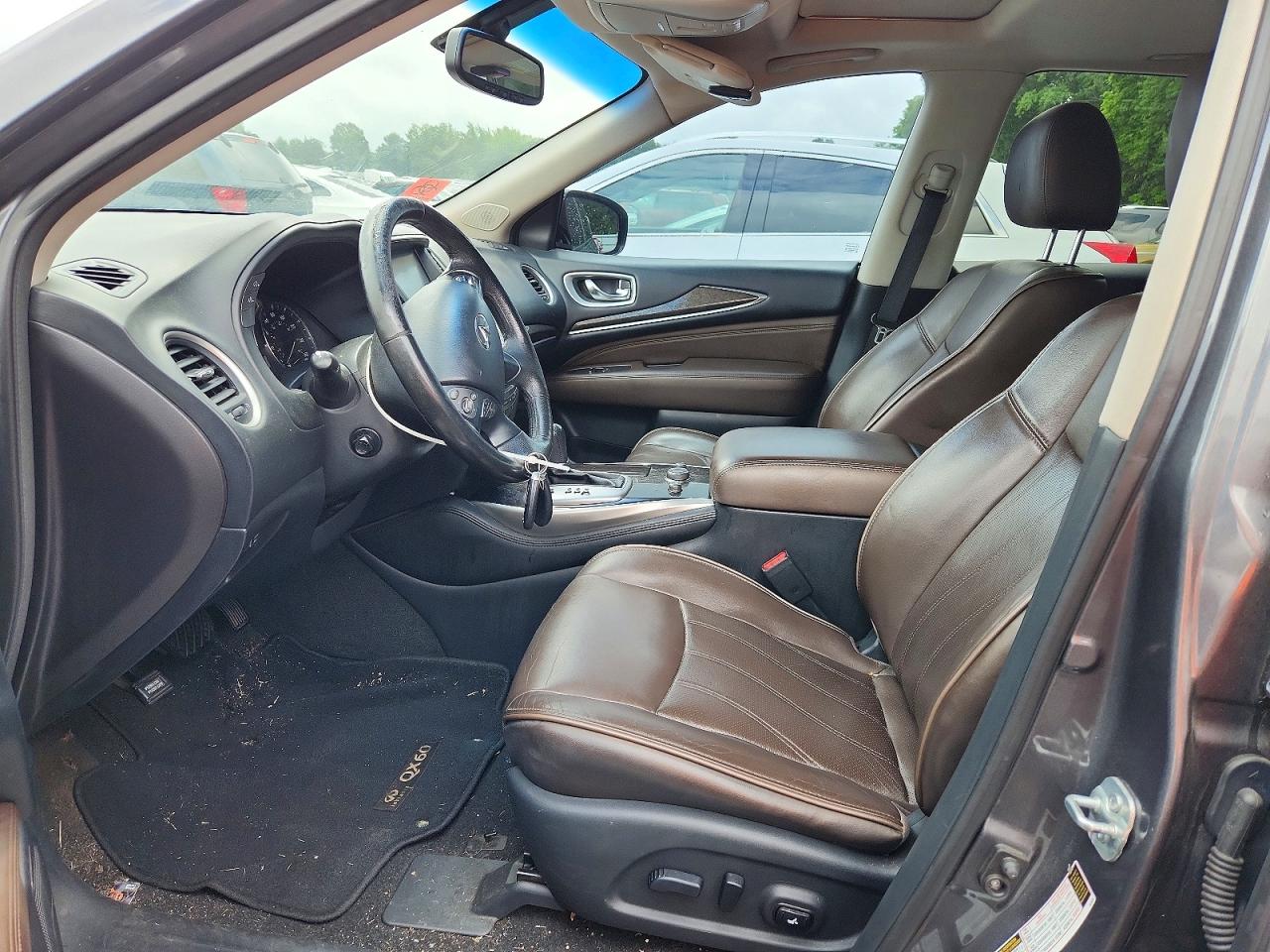 2015 Infiniti Qx60 Base Gray vin: 5N1AL0MM6FC511269