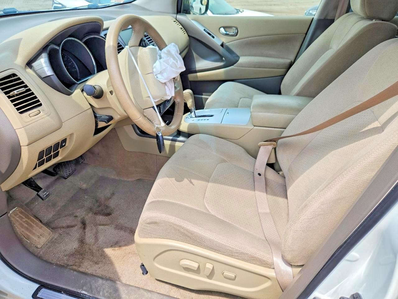 2014 Nissan Murano Sv White vin: JN8AZ1MW3EW530499