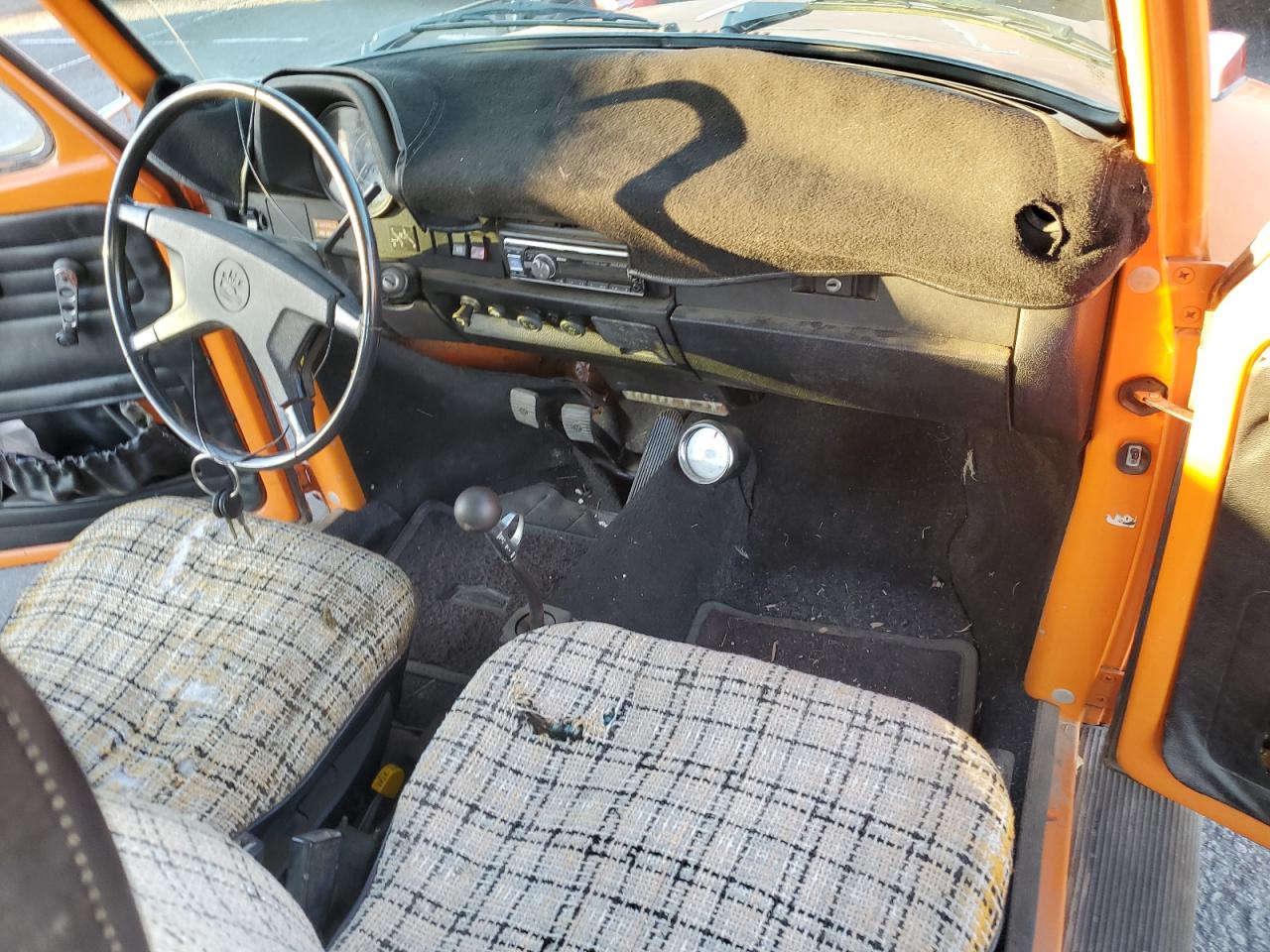 1974 Volkswagen Beetle Orange vin: 1342101235