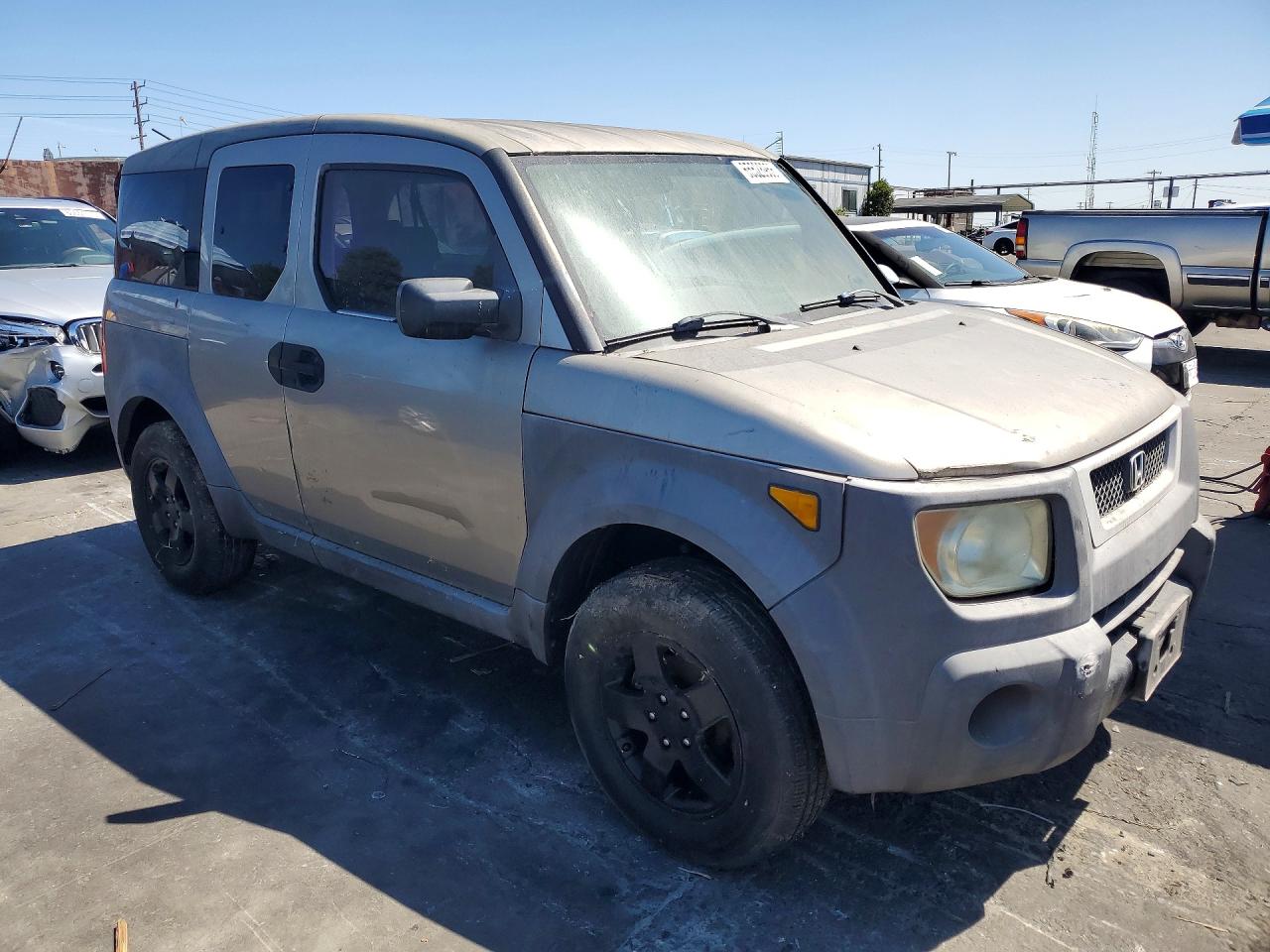 2003 Honda Element Ex Gray vin: 5J6YH18543L003238