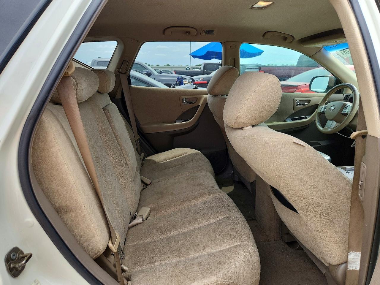 2007 Nissan Murano S White vin: JN8AZ08T47W505222