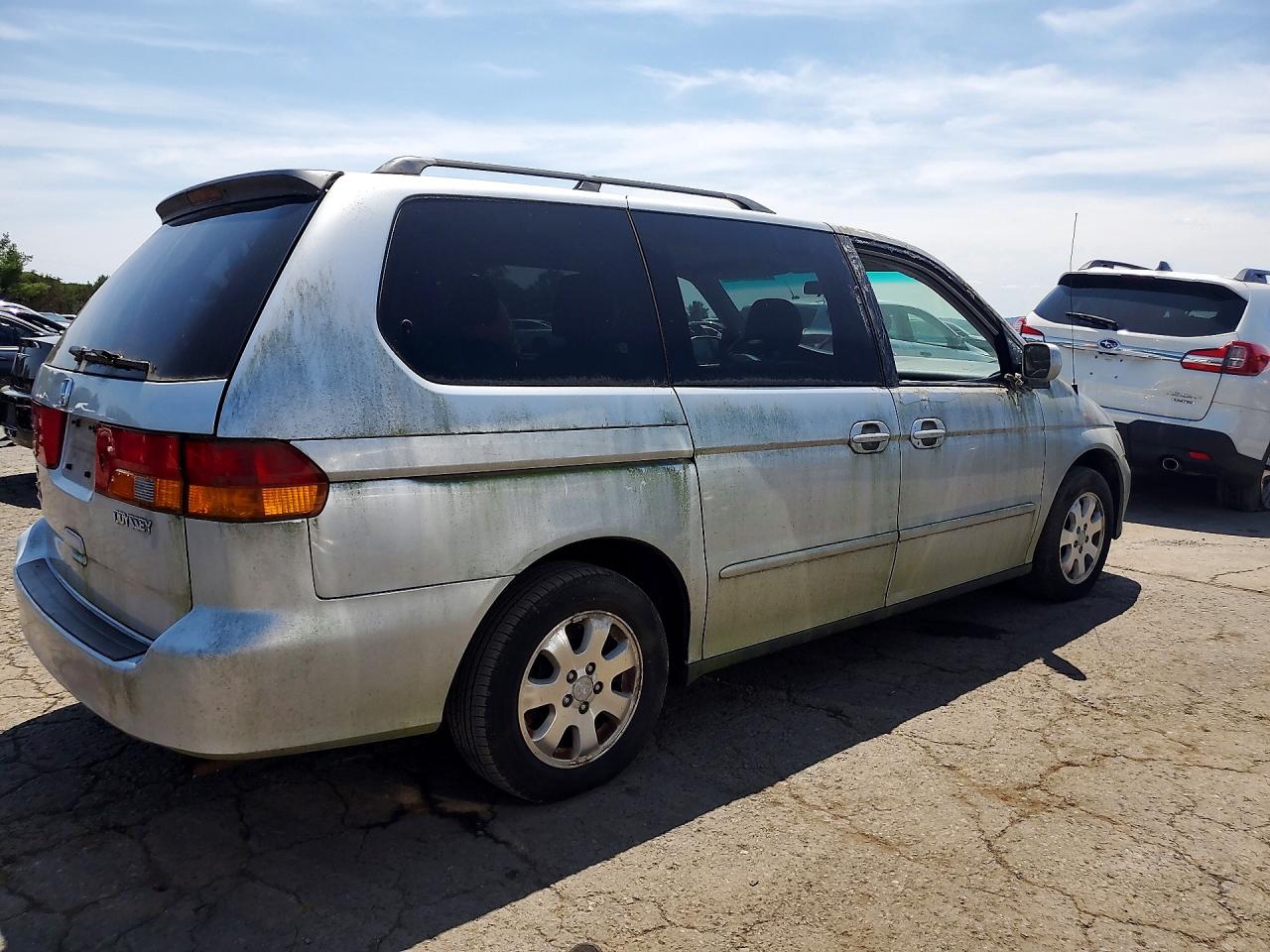 2003 Honda Odyssey Exl Silver vin: 5FNRL18043B138039