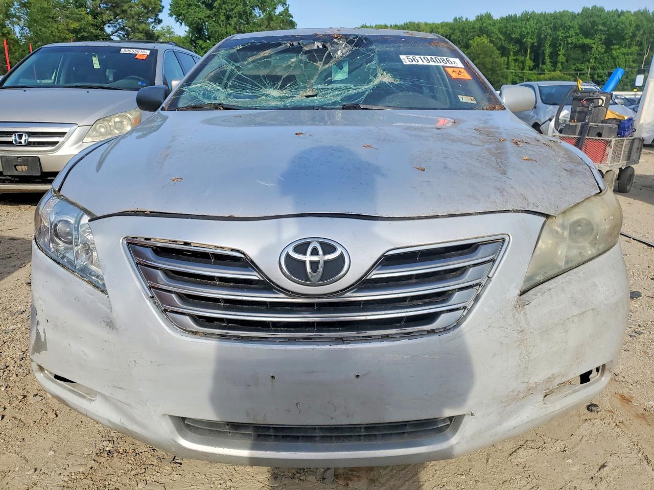 2009 Toyota Camry Hybrid Silver vin: 4T1BB46K29U080440