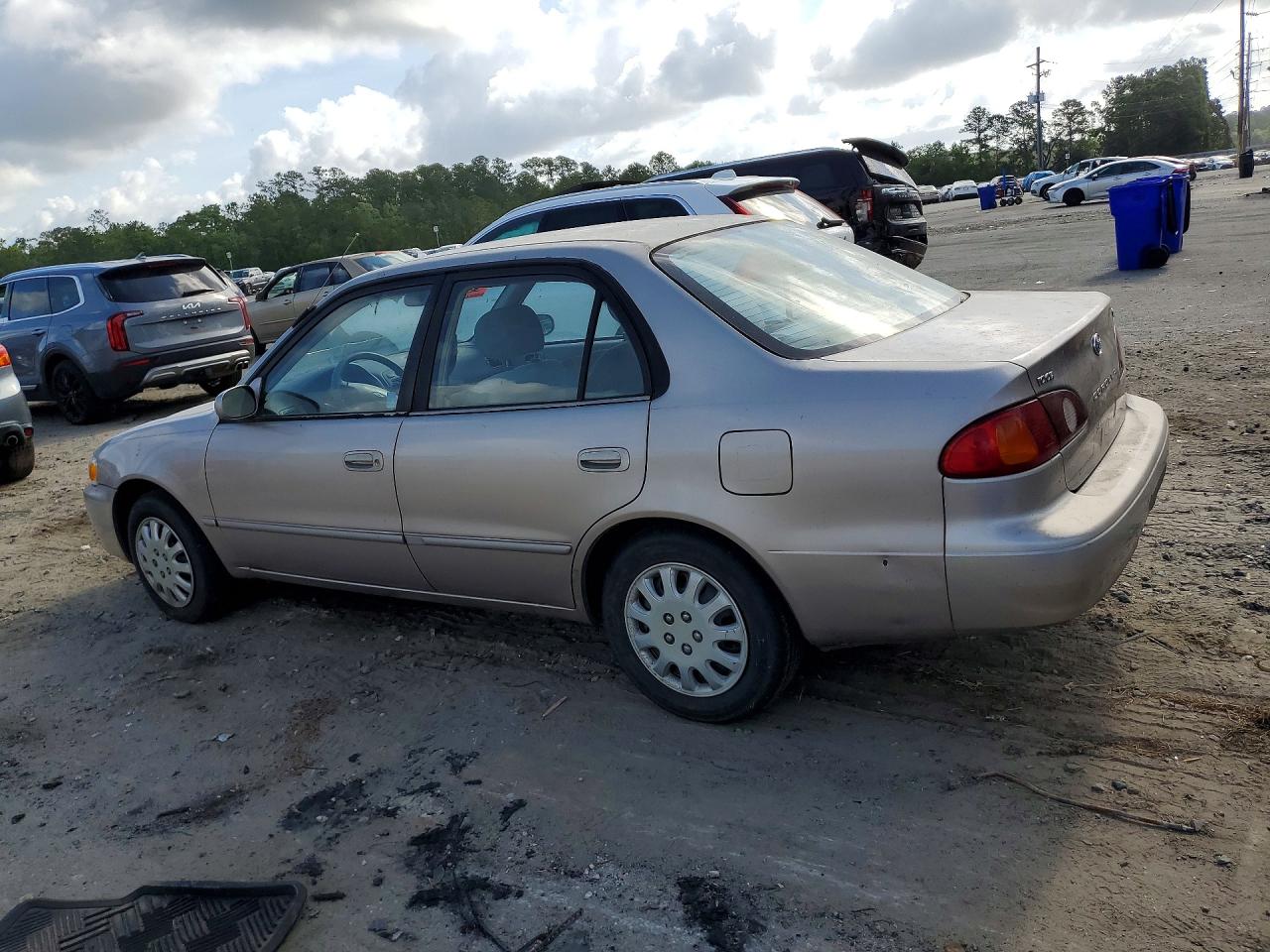 2001 Toyota Corolla Le Золотой vin: 1NXBR12E41Z470115