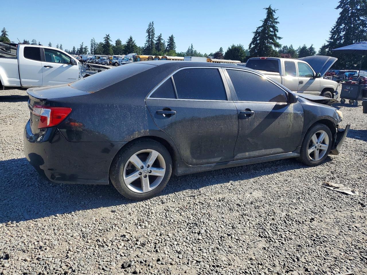 2014 Toyota Camry Se Black vin: 4T1BF1FK7EU412868