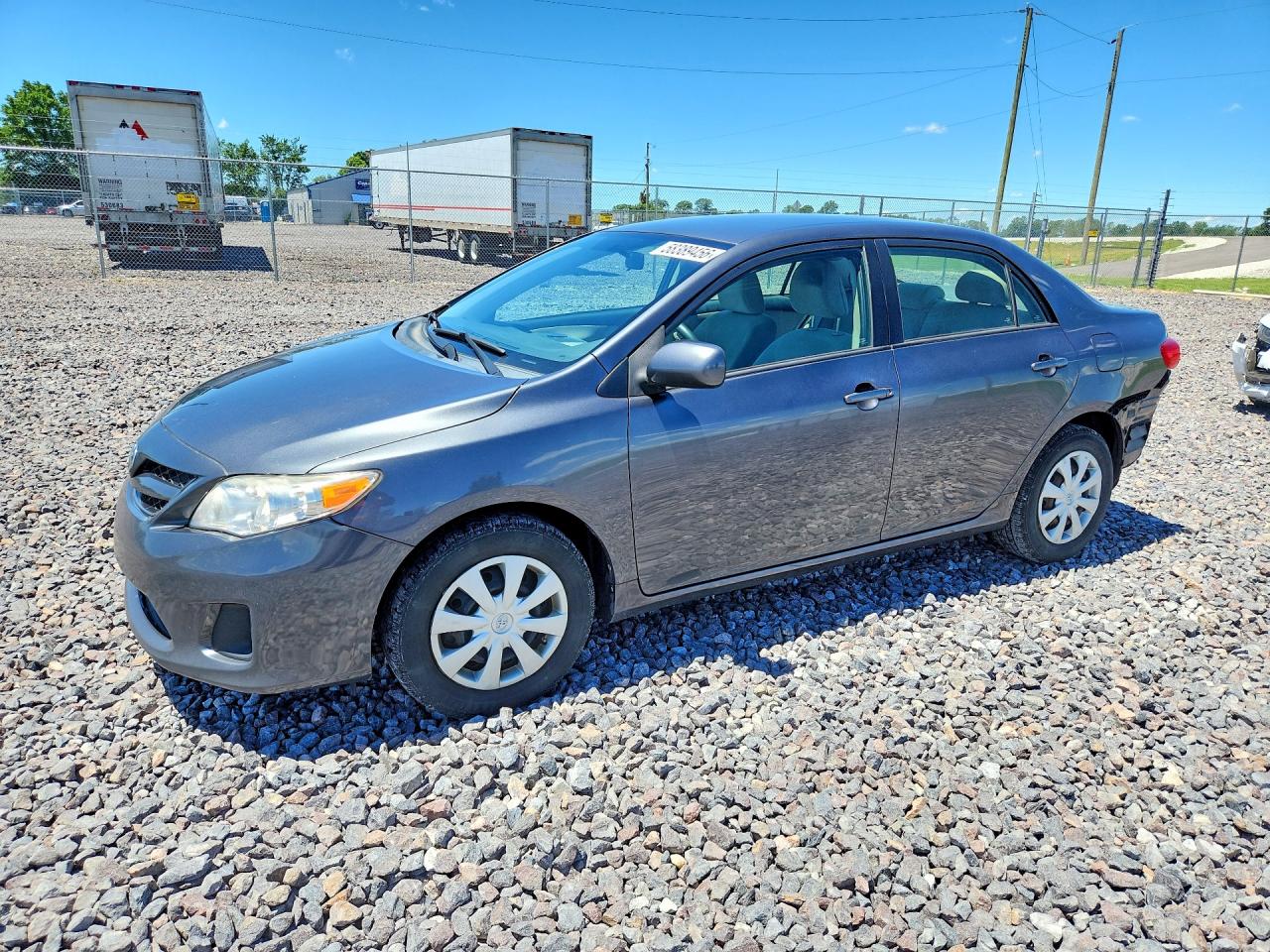 2011 Toyota Corolla Le Gray vin: 2T1BU4EE4BC725408
