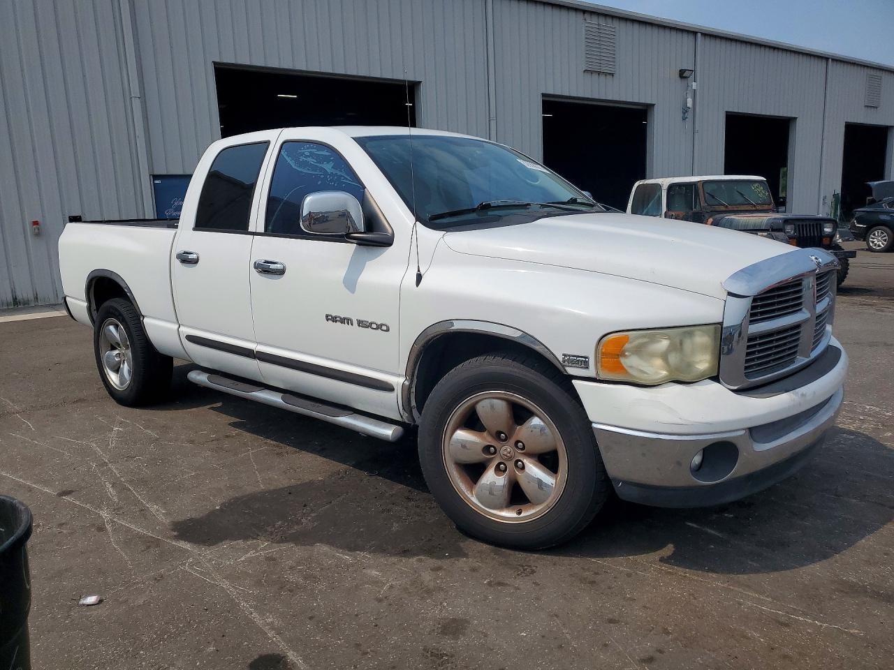 2005 Dodge Ram 1500 St White vin: 1D7HA18D05S228689