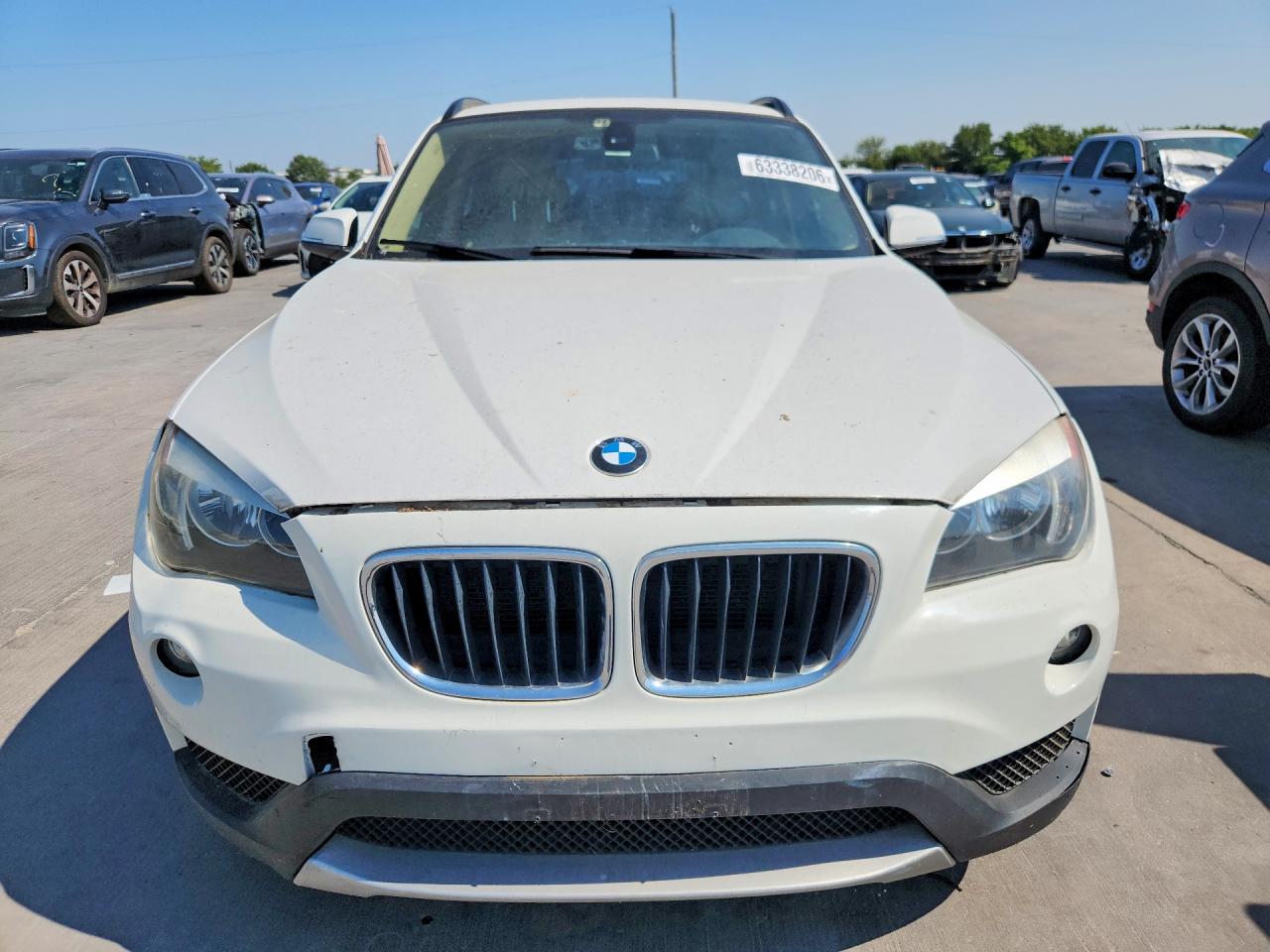 2014 Bmw X1 Sdrive28i White vin: WBAVM1C5XEVW51635