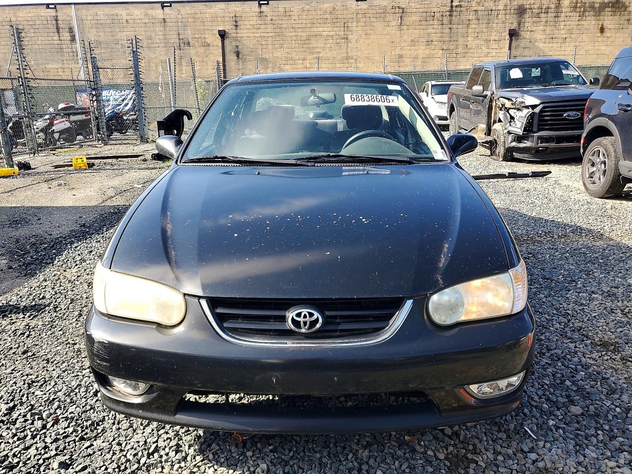 2002 Toyota Corolla S Black vin: 2T1BR12E32C548354
