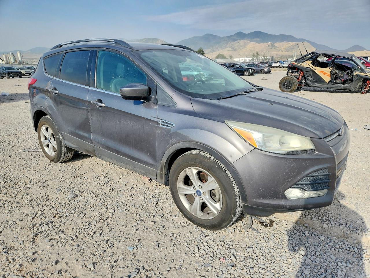2014 Ford Escape Se Gray vin: 1FMCU0GX6EUB49383