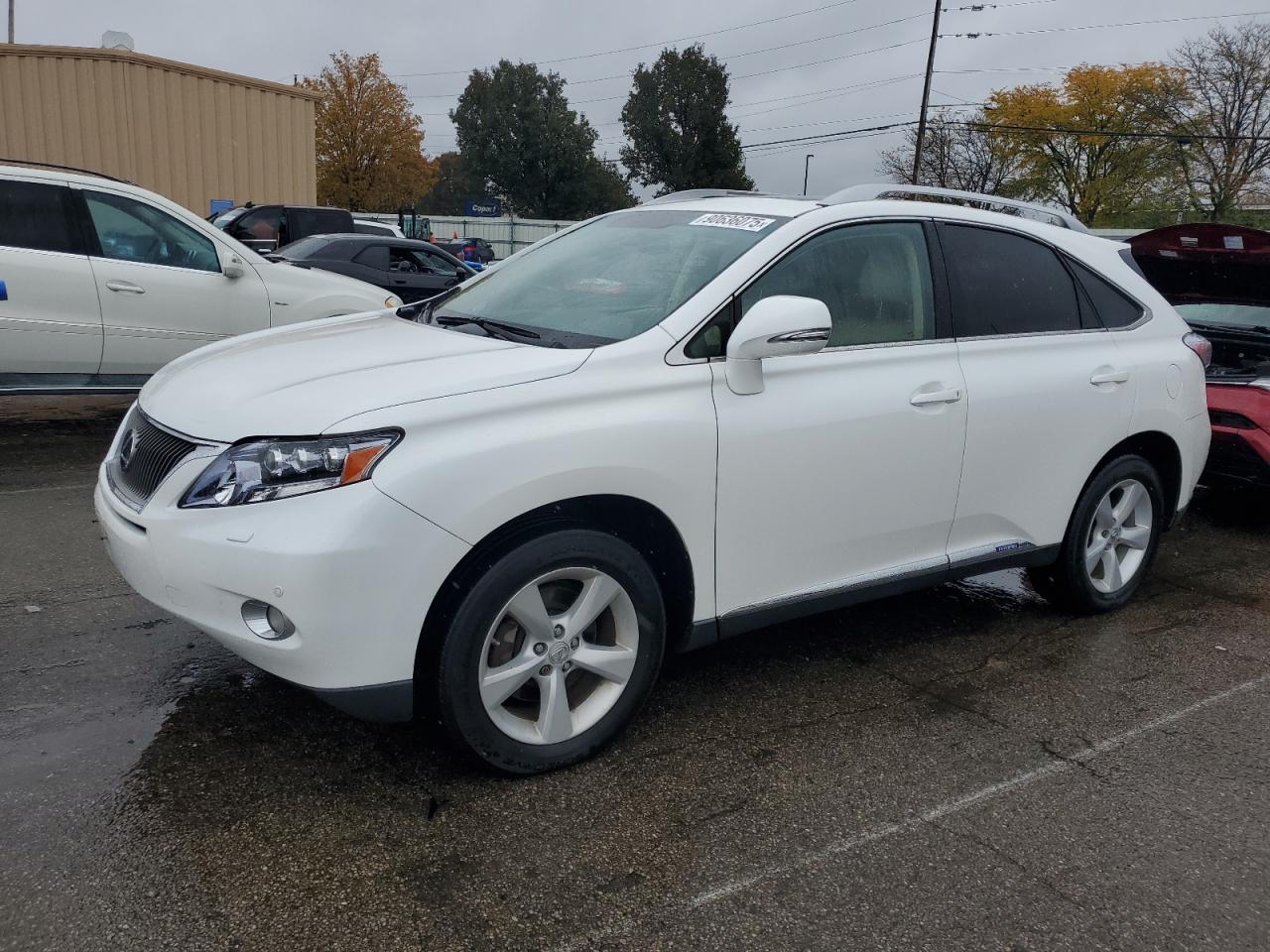 2012 Lexus Rx 450h White vin: JTJBC1BA5C2435274