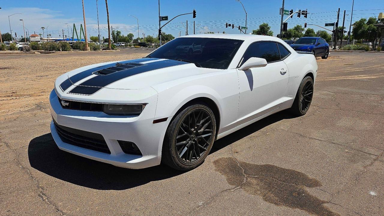 2014 Chevrolet Camaro Ss White vin: 2G1FJ1EJ3E9289203