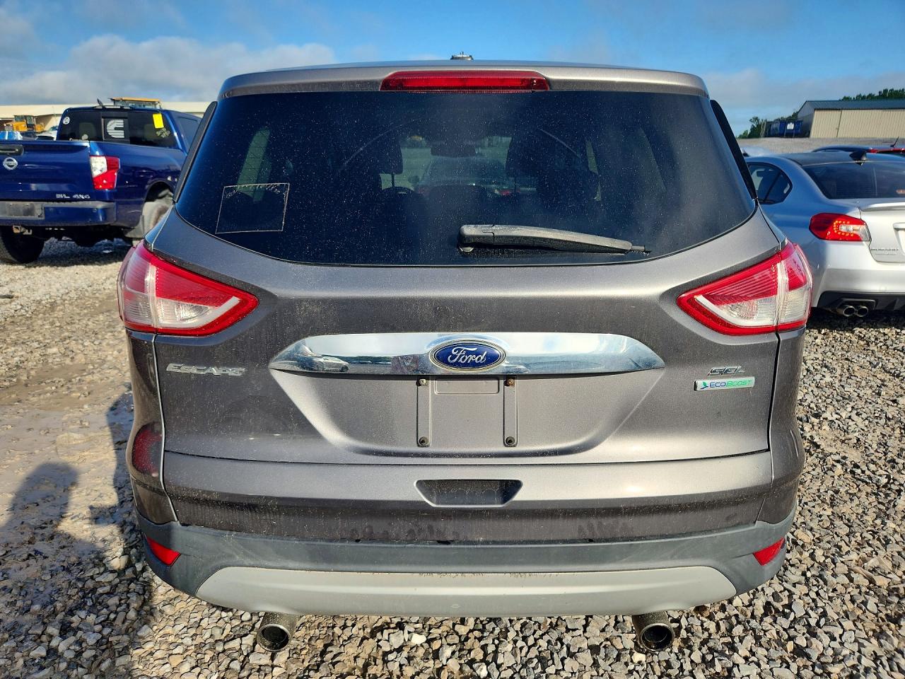 2013 Ford Escape Sel Gray vin: 1FMCU0H92DUA73174