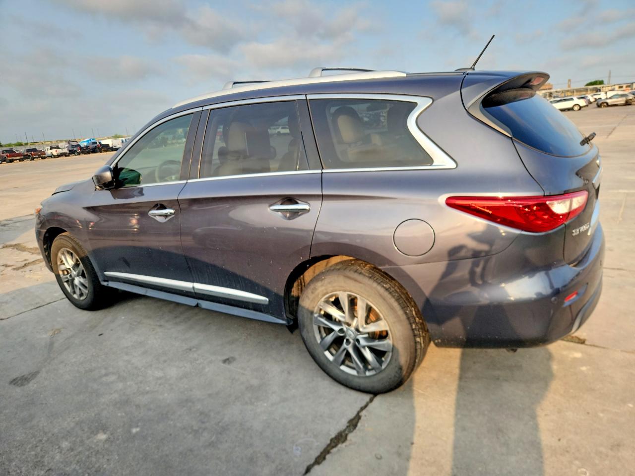 2013 Infiniti Jx35 Base Gray vin: 5N1AL0MM0DC335476