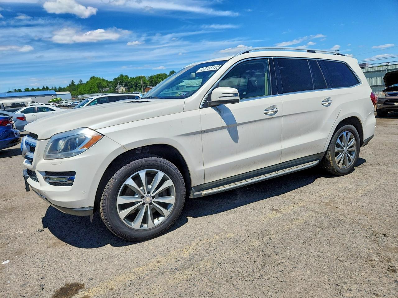 2013 Mercedes-benz Gl 450 4matic Белый vin: 4JGDF7CE2DA258676