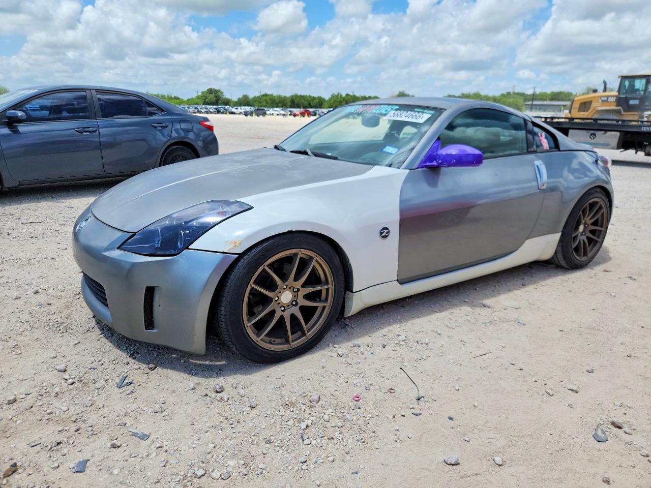 2005 Nissan 350z Coupe Gray vin: JN1AZ34E55M654299