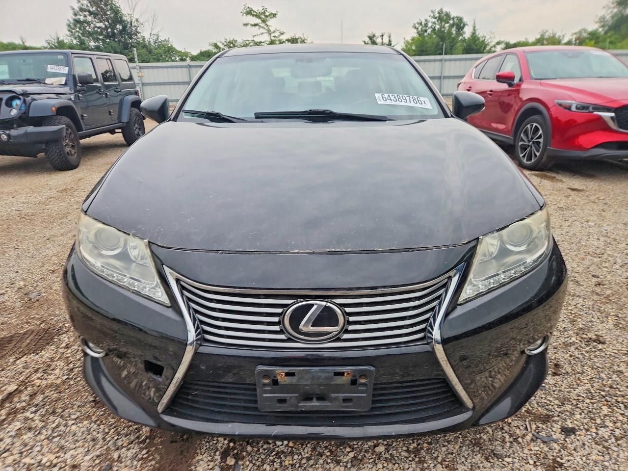 2014 Lexus Es 350 Black vin: JTHBK1GGXE2092854