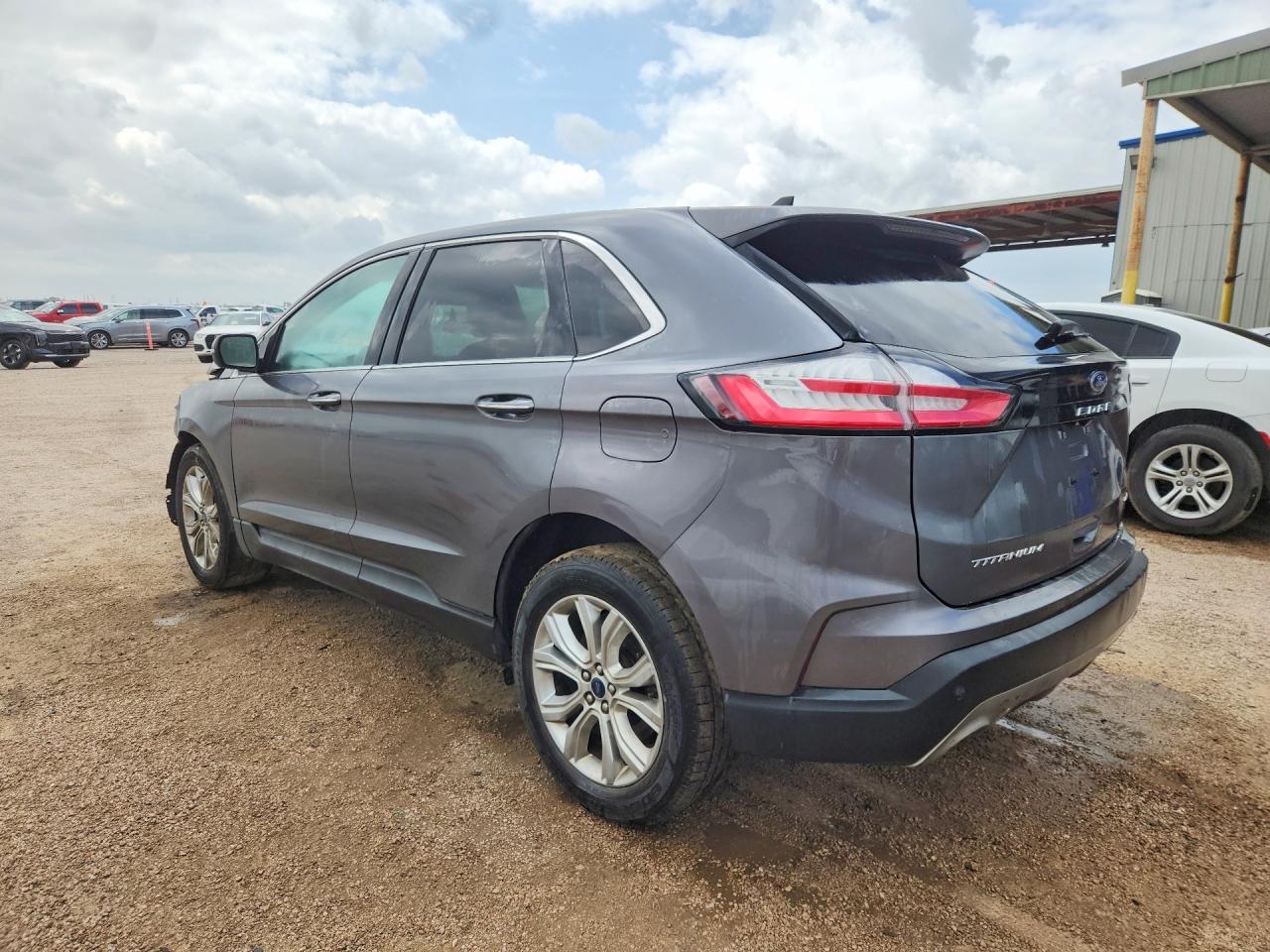 2022 Ford Edge Titanium Gray vin: 2FMPK4K93NBA32891