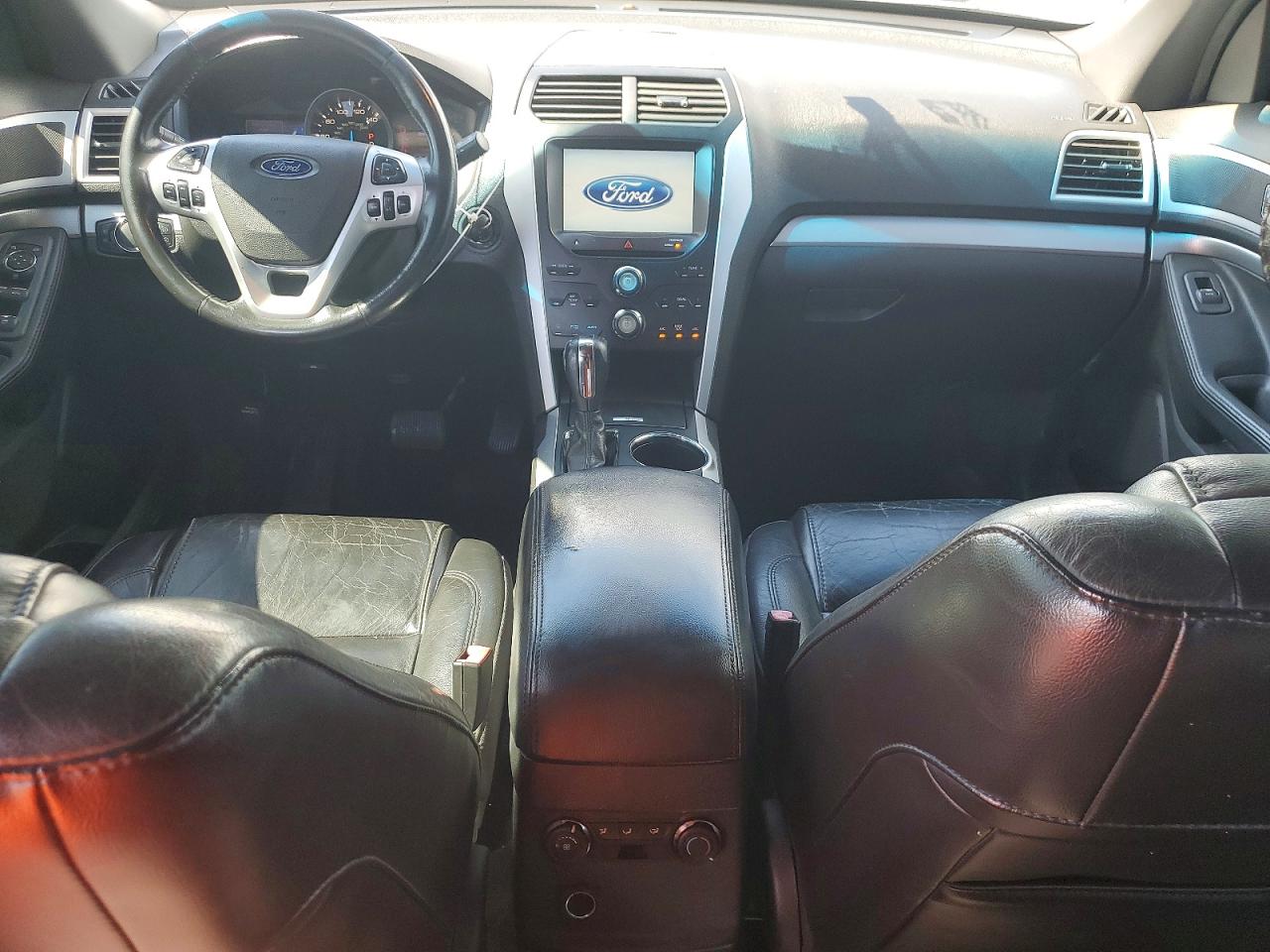 2013 Ford Explorer Xlt White vin: 1FM5K7D86DGA86819