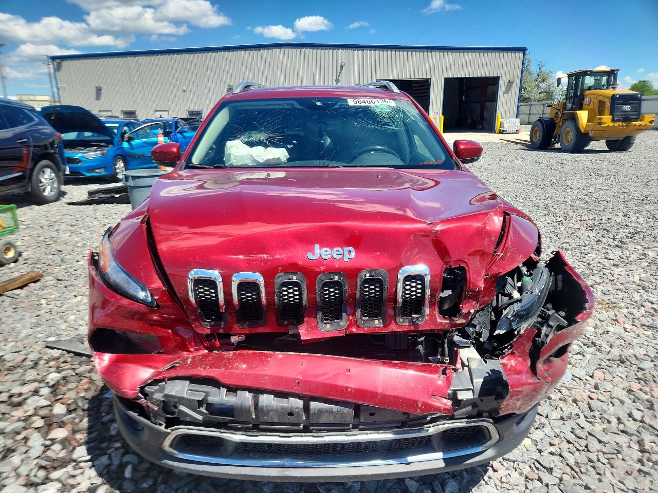 2014 Jeep Cherokee Limited Red vin: 1C4PJMDSXEW199223