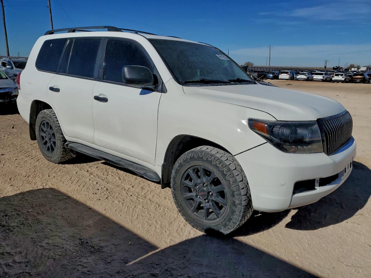 2008 Toyota Land Cruiser Белый vin: JTMHY05JX85001345