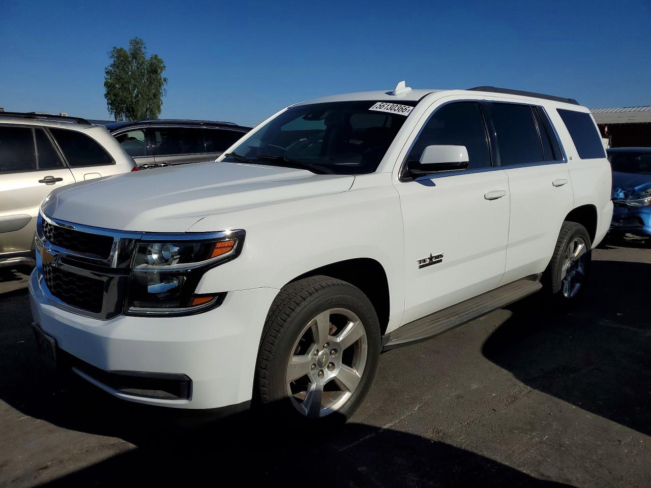 2015 Chevrolet Tahoe C1500 Lt White vin: 1GNSCBKC2FR668199