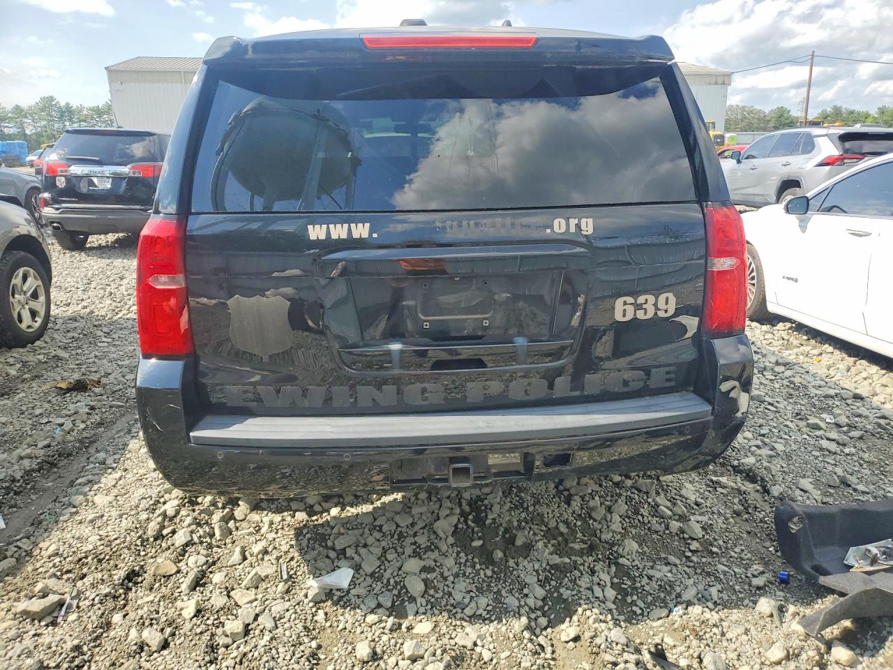 2015 Chevrolet Tahoe Police Black vin: 1GNSK2EC9FR654668