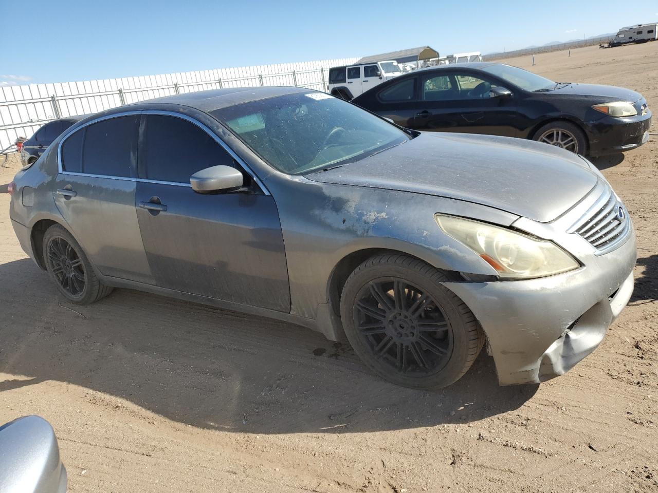 2011 Infiniti G37 Серый vin: JN1CV6AR1BM412831