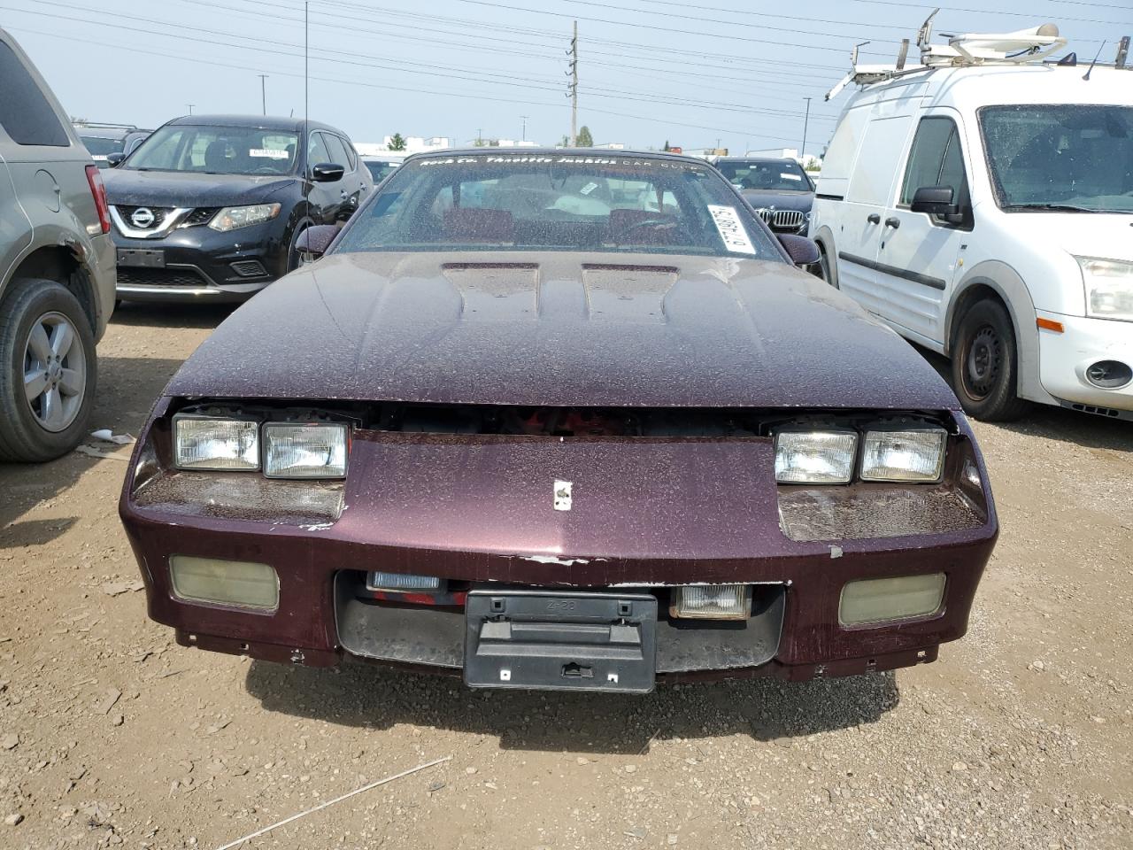 1987 Chevrolet Camaro Темно-бордовый vin: 1G1FP21F4HN107032