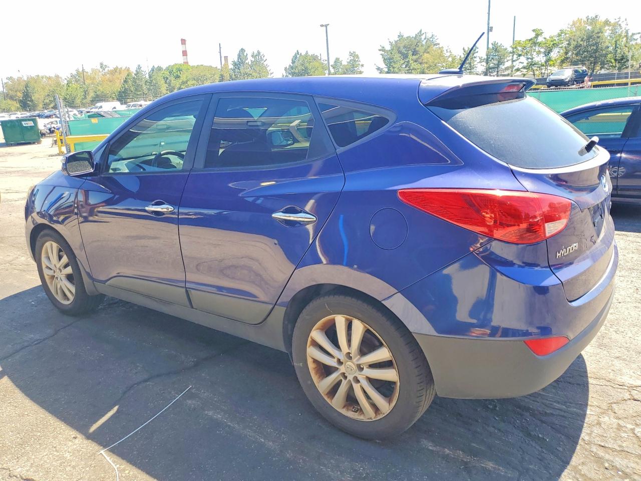 2013 Hyundai Tucson Limited Синий vin: KM8JUCAC9DU609519