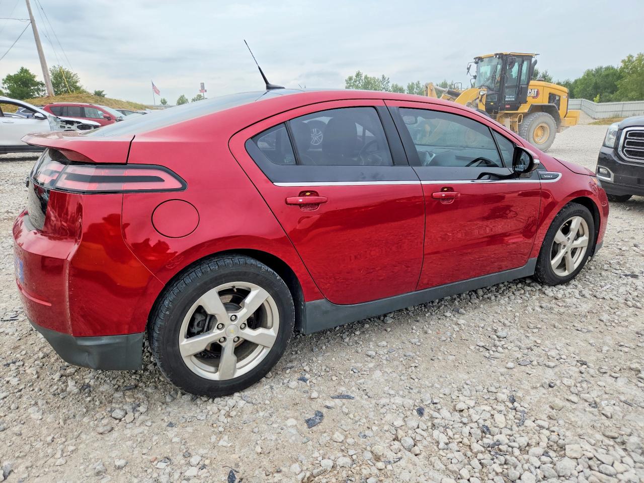 2012 Chevrolet Volt Red vin: 1G1RD6E48CU121665