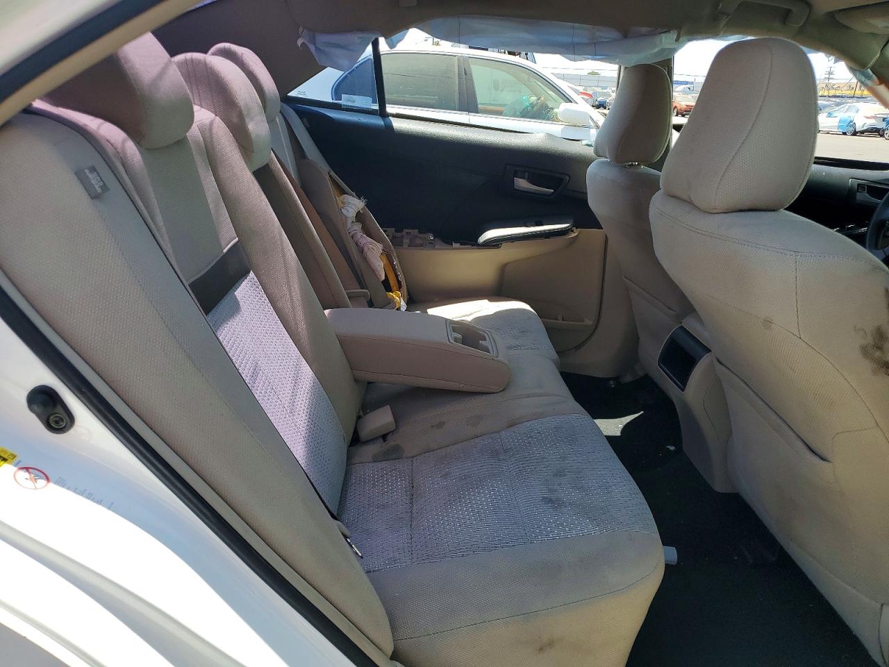 2012 Toyota Camry Le White vin: 4T1BF1FK1CU542755
